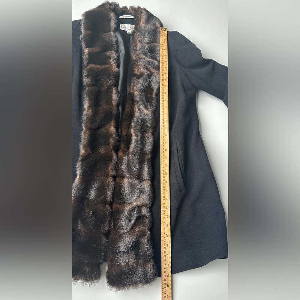 Vintage Albert Nipon Studio Black Lambswool Blend… - image 7